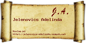 Jelenovics Adelinda névjegykártya